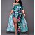 cheap Plus Size Dresses-Women&#039;s Plus Size Dress Swing Dress Maxi long Dress Half Sleeve Floral Graphic One Shoulder Hot Holiday Spring Summer XL 2XL 3XL 4XL 5XL