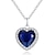 cheap Necklaces-forever love titanic heart of the ocean necklace for women girls silver tone pendant necklace with 5a cubic zirconia fashion jewelry anniversary valentine birthday gift (red)