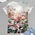 cheap Plus Size Tops-Women&#039;s Plus Size Tops T shirt Tee Floral Graphic Short Sleeve Print Charm Basic Casual Preppy Crewneck Cotton Spandex Jersey Daily Practice Fall Spring White / Summer / Slim