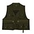 cheap Hiking Shirts-Men&#039;s Sleeveless Fishing Vest Vest / Gilet Outdoor Autumn / Fall Spring Multi-Pockets Quick Dry Lightweight Breathable Polyester / Cotton Blend Army Green Khaki Green Camping / Hiking Hunting and