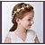 preiswerte Kinder Kopfbedeckungen-Kinder Baby Mädchen neue Kinder Haarschmuck Krone Mädchen Kopfschmuck Prinzessin Stirnband Mädchen Kopf Blume Geburtstag Show Show Zubehör rosa