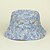 cheap Hats-Women&#039;s Bucket Hat Print Street Dailywear Sports Outdoor Rose Blue Floral / Botanical Florals Hat / Cotton / Athleisure / Quick Dry / UV Protection / Sun Hat