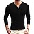 cheap Men&#039;s Clothing-Men&#039;s T shirt Tee Shirt Solid Color Round Neck Button Down Collar Casual Daily Long Sleeve Button-Down Tops Simple Basic Formal Fashion Wine White Black