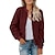 cheap Coats &amp; Trench Coats-Women&#039;s Teddy Coat Spring &amp;  Fall Winter Street Daily Regular Coat Warm Sports Regular Fit Sporty Casual Jacket Long Sleeve Oversized Solid Colored Blushing Pink Wine Army Green / Cotton Blend