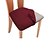 abordables Housses de Protection-Housse de siège de chaise à manger housse de chaise extensible douce et unie couleur unie durable lavable protecteur de meubles pour la fête de la salle à manger