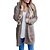 cheap Coats &amp; Trench Coats-Women&#039;s Teddy Coat Spring &amp;  Fall Winter Street Daily Long Coat Warm Sports Regular Fit Sporty Casual Jacket Long Sleeve Oversized Solid Colored Blushing Pink Army Green Gray / Fleece