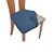 abordables Housses de Protection-Housse de siège de chaise à manger housse de chaise extensible douce et unie couleur unie durable lavable protecteur de meubles pour la fête de la salle à manger