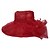 economico cappelli-Per donna Moderno Feste Matrimonio Strada Cappello da festa Colore puro Floreale Giallo Rosso Cappello Portatile Protezione solare Traspirante / Blu / Viola / Autunno / Inverno / Primavera