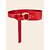 abordables Belts-Ceinture large Soirée Plein Air Quotidien Ceinture Femme Couleur monochrome Poil de Chameau Rouge / L&#039;autume / L&#039;hiver / Printemps / Eté / Rétro Vintage