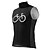 cheap Cycling Clothing-21Grams Men&#039;s Sleeveless Cycling Jersey Bike Jersey Top with 3 Rear Pockets Breathable Quick Dry Moisture Wicking Mountain Bike MTB Road Bike Cycling White Black Spandex Polyester Graphic Patterned