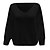 cheap Sweaters-Women&#039;s Pullover Sweater Pullover Jumper Crochet Knit Knitted V Neck Solid Color Daily Casual Chunky Fall Spring White Black S M L / Long Sleeve / Regular Fit