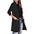 cheap Women&#039;s Coats &amp; Jackets-Women&#039;s Blazer Casual Jacket Spring Fall Work Daily Long Coat Breathable Lightweight Regular Fit Sporty Casual Jacket 3/4 Length Sleeve Solid Color Black White Yellow