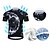 cheap Cycling Clothing-21Grams Men&#039;s Cycling Jersey Short Sleeve Bike Jersey with 3 Rear Pockets Breathable Quick Dry Back Pocket Mountain Bike MTB Road Bike Cycling Green Black Blue Polyester Graphic Patterned Gear Sports