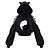 abordables Sudaderas y capuchas-Hoddie recortado Pull-over Y2K Negro puro Color de imagen 2 Color de imagen 4 S M L XL
