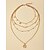 cheap Necklaces-Women&#039;s Pendant Necklace Necklace Classic Friends Heart Romantic Classic Holiday Modern Alloy Gold 40 cm Necklace Jewelry 1pc For Christmas Wedding Street Masquerade Birthday Party
