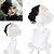 cheap Anime Cosplay-101 Dalmatians Cruella De Vil Cosplay Wigs Middle Part Women&#039;s Heat Resistant Fiber 12 inch Black White Curly Adults Teen Anime Wig / Hand wash / Washable / Lolita Wigs / Halloween / Trendy