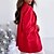 billige Blazere-dame blazer julearbejde dagligt xmas forår efterår almindelig frakke regular fit åndbar basic casual st. patrick&#039;s day jakke langærmet ensfarvet quiltet sort hvid rød