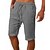 abordables Ropa de ejercicio, fitness y yoga-Hombre Pantalones cortos de yoga Secado rápido Dispersor de humedad Bolsillos laterales Correa Yoga Aptitud física Entrenamiento de gimnasio Prendas de abajo Bleu Ciel Albaricoque Gris de alto grado