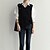 cheap Sweaters-Women&#039;s Sweater Jumper Knit Classic Style V Neck Stripes Daily Office Casual Fall Winter Black Gray S M L / Sleeveless / Spring / Regular Fit / Sleeveless