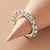 economico Anelli trendy-anello 3 pezzi argento strass moda artistica classico 3 pezzi taglia unica