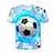 cheap Boys&#039; Clothing Sets-Boys 3D Graphic Football T shirt Short Sleeve 3D Print Summer Active Polyester Kids 4-12 Years Daily Wear Regular Fit