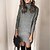 cheap Sweaters-Women&#039;s Sweater Dress Solid Color Knitted Stylish Basic Elegant Long Sleeve Regular Fit Sweater Cardigans Fall Winter Turtleneck Blue Black Wine / Going out