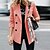 cheap Blazers-Women&#039;s Blazer Quilted Casual Daily Valentine&#039;s Day Work Coat Regular Polyester White Black Gray Single Breasted Two-button Autumn / Fall Winter Turndown Regular Fit S M L XL XXL 3XL / Solid Color