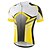 cheap Cycling Clothing-21Grams Men&#039;s Short Sleeve Cycling Jersey Bike Jersey Top with 3 Rear Pockets Breathable Quick Dry Moisture Wicking Soft Mountain Bike MTB Road Bike Cycling Green Yellow Dark Gray Polyester Spandex