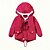 economico Giacche e cappotti per ragazze-Bambino Da ragazza Manica lunga Cappotto Blu chiaro Rosso bordeaux Verde Tinta unica Essenziale Inverno 3-8 anni Scuola / Di tendenza / Cotone