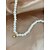 preiswerte Modische Halsketten-perlenkette klassisch hoffnung elegant rustikal klassisch modern nachahmung perle weiß 45 cm halskette schmuck 1pc für party abend straße maskerade geburtstagsfeier strand