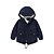 abordables Vestes &amp; Manteaux pour Filles-Manteau Enfants Fille Manches Longues Bleu Ciel Rouge vin Vert Couleur unie Ecole Décontractée du quotidien Coton basique Mode 3-8 ans / L&#039;hiver