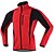 cheap Cycling Clothing-Arsuxeo Men&#039;s Striped Winter Cycling Jacket Polyester Spandex Windproof Thermal
