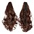 cheap Hair Pieces-12inch Short Curly Claw Ponytail Extension Clip In on Hairpiece with Jaw/Claw Synthetic Fluffy Pony Tail One Piece