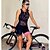 abordables Vêtements de cyclisme-Femme Sans Manches Combinaison Triathlon VTT Vélo tout terrain Vélo Route Blanche Noir Rose Vélo Polyester Respirable Séchage rapide Anti-transpiration Des sports Lignes / Vagues Vêtement Tenue