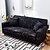 billige Møbelbetræk-stræk sofadæksel slipcover elastisk sektionssofa lænestol loveseat 4 eller 3 pers. l form sort farve blød holdbar