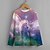 billige Hættetrøjer og sweatshirts til drenge-Børn Pige T-shirt Langærmet 3D-udskrivning enhjørning Hest Lyserød Børn Toppe Efterår Aktiv Regulær 4-12 år
