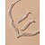 abordables Boucles d&#039;Oreille-1 jeu Parure de Bijoux Nuptiales Parures Femme Mariage Soirée Cadeau Classique Strass Alliage Béni