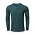 cheap Men&#039;s-Men&#039;s T shirt Tee Shirt Solid Color V Neck Button Down Collar Casual Daily Long Sleeve Button-Down Tops Simple Basic Formal Fashion Green Black Blue / Summer