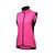 cheap Cycling Clothing-Women&#039;s Sleeveless Cycling Jersey Cycling Vest Summer Rose Red Solid Color Bike Jersey Top Mountain Bike MTB Road Bike Cycling Waterproof Quick Dry Reflective Strips Sports Clothing Apparel
