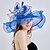 abordables Chapeaux-Chapeau de Fête Soirée Mariage Plein AirHatFleur Maille Femme Bleu royal Noir Fleur / Blanc / Rouge / Orange / Automne / Eté