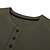 preiswerte Herrenmode-Herren Henley Shirt T Shirt Volltonfarbe Henley Alltag Täglich Kurzarm Button-Down Oberteile Einfach Leicht Modisch Weiß Schwarz Grau