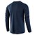 cheap Long Sleeve-Men&#039;s T shirt Tee Waffle Henley Shirt Henley Shirt Long Sleeve Shirt Turndown Plain Work Casual Normal Button-Down Long Sleeve Clothing Apparel Fashion Formal Essential
