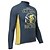 cheap Cycling Clothing-21Grams® Men&#039;s Cycling Jersey Long Sleeve Gear Bike Mountain Bike MTB Road Bike Cycling Top Green Yellow Sky Blue Breathable Quick Dry Moisture Wicking Spandex Polyester Sports Clothing Apparel