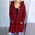 cheap Sweaters &amp; Cardigans-Women&#039;s Casual Knitted Hooded Cardigan with Pockets