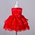 preiswerte Kleider für Mädchen-Baby Mädchen Kleid Blumen Ärmellos Hochzeit Kuschelig Polyester Tüll-Kleid Sommer Weiß Rosa Rot