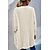 cheap Cardigans-Women&#039;s Cardigan Solid Color Pocket Knitted Basic Casual Chunky Long Sleeve Loose Sweater Cardigans Fall Winter Open Front Green White Black / Going out
