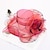 cheap Hats-Women&#039;s Elegant &amp; Luxurious Party Wedding Street Party Hat Tie Dye Flower Flower Mesh Light Blue Wine Hat Portable Sun Protection Ultraviolet Resistant / Black / White / Red / Orange / Pink