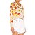 billige Sweaters-Dame Cardigan Blomst Moderne Stil Aktiv Afslappet Langærmet Sweater Cardigans Efterår Vinter V-hals Blå Lyserød Orange / Ferie