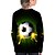 billige Hettegensere og gensere til gutter-Gutt 3D Fotball T skjorte Langermet 3D-utskrift Høst Aktiv Polyester Barn 4-12 år Normal