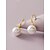 abordables Pendientes-Mujer Pendiente Clásico Elegante Moda Moderno Coreano Dulce Perla Artificial Aretes Joyas Blanco Para Fiesta Regalo Formal Playa Festival 1 Par